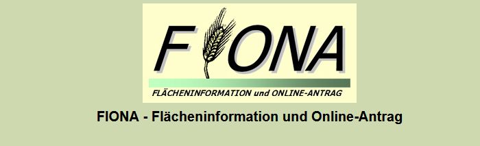 FIONA Anwendungsoberfläche, Flächeninformation und Online-Antrag;  Bild MLR Stuttgart